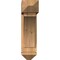 Ekena Millwork Thorton Arts and Crafts Smooth Bracket w/ Offset Brace, Western Red Cedar, 7 1/2"W x 24"D x 28"H BKT0806X24X28THR03SWR - alternate 4